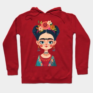 Frida Cartoon Hoodie